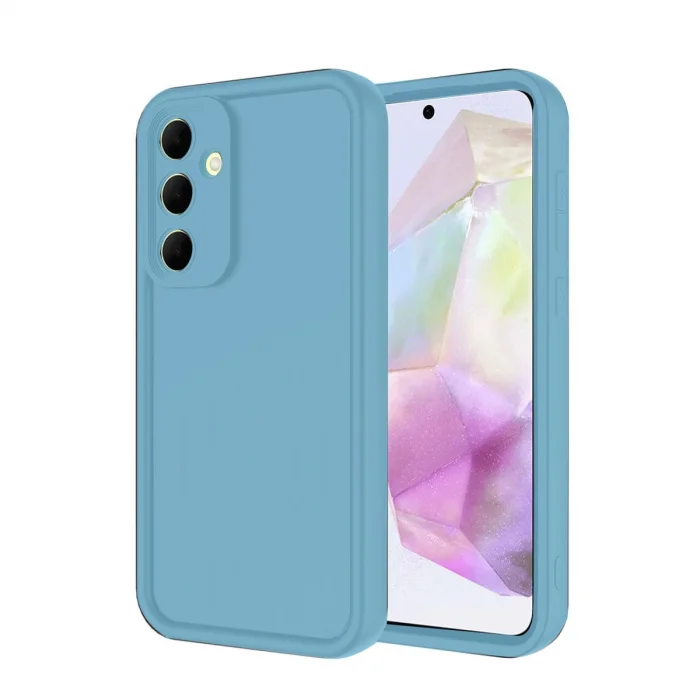 BUĞZ Samsung Galaxy A26 Kılıf Viera Silikon - Mavi
