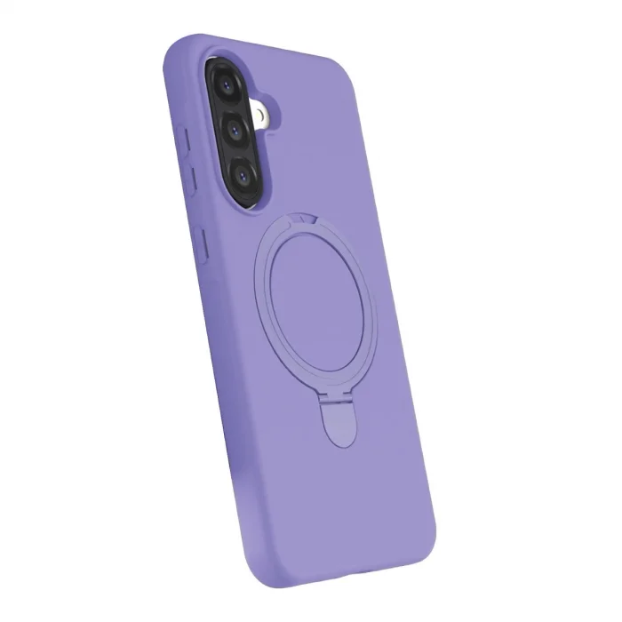 BUĞZ Samsung Galaxy A26 Regal Magsafe Standlı Kapak - Lila