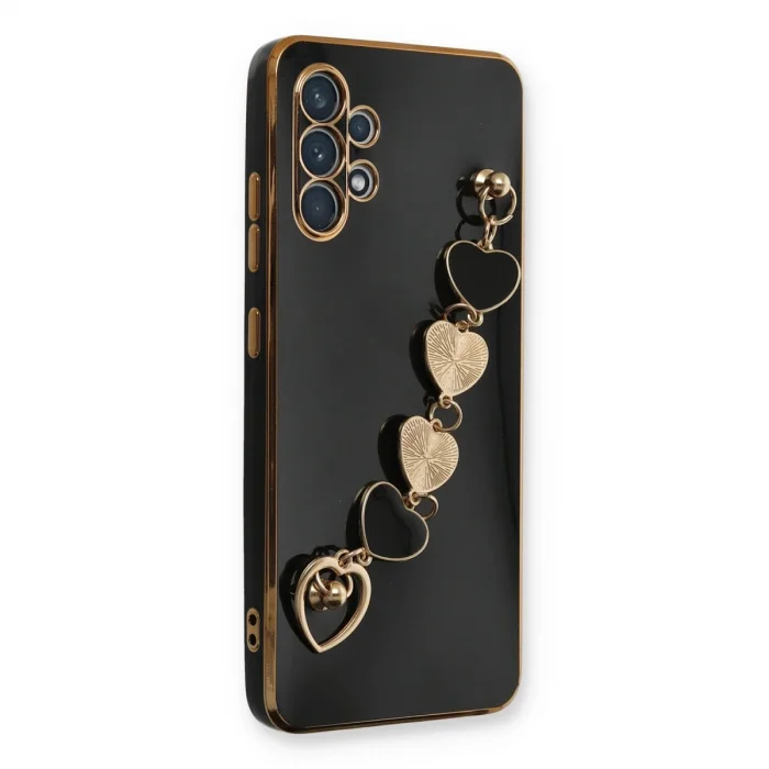 BUĞZ Samsung Galaxy A32 Kılıf Esila Silikon - Siyah