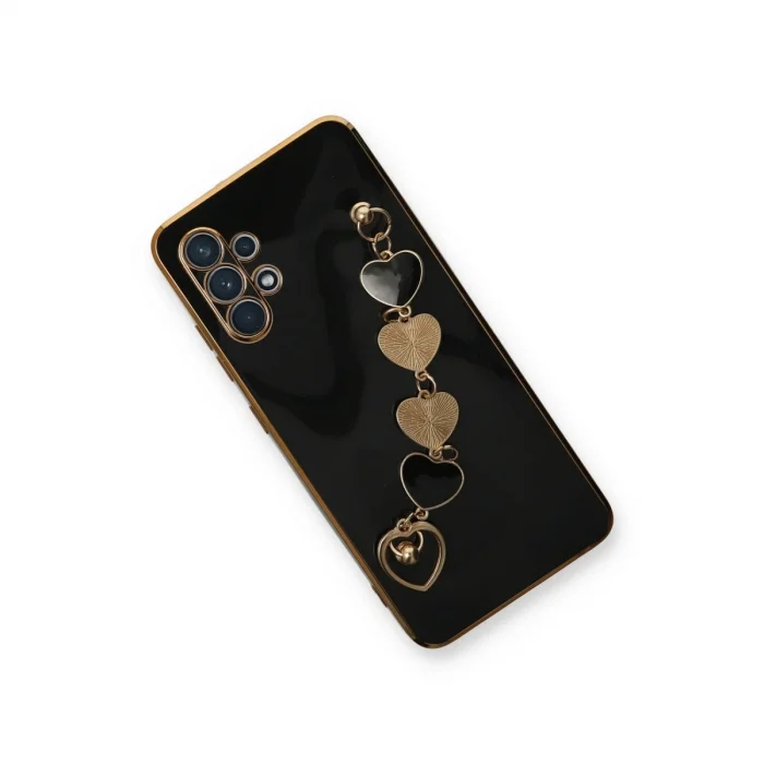 BUĞZ Samsung Galaxy A32 Kılıf Esila Silikon - Siyah