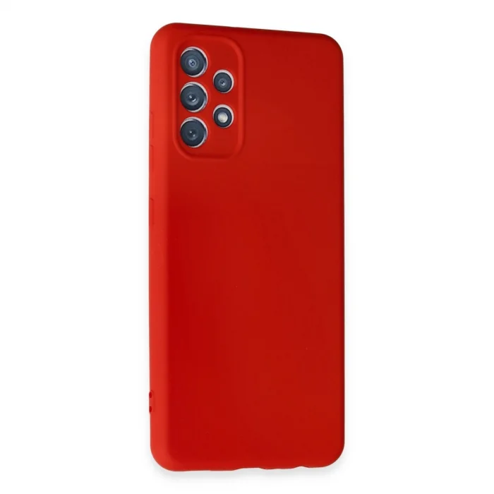 BUĞZ Samsung Galaxy A32 Kılıf First Silikon - Kırmızı