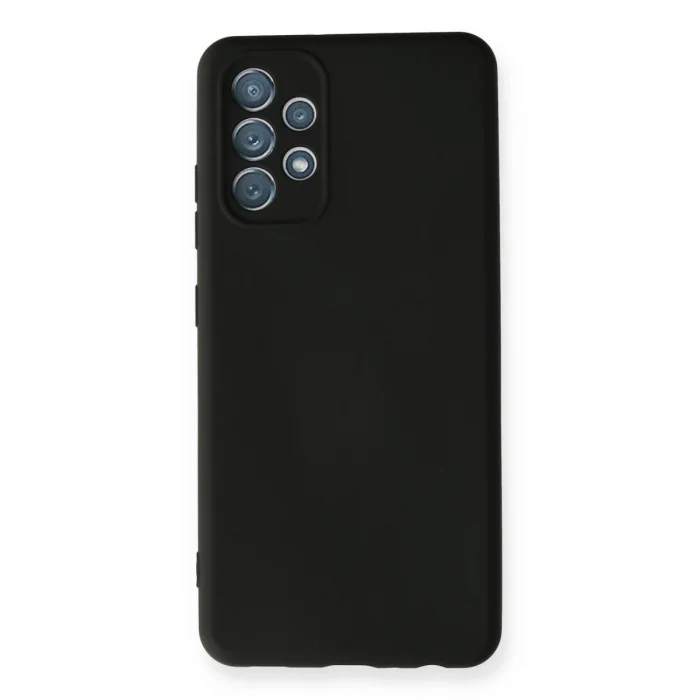 BUĞZ Samsung Galaxy A32 Kılıf Nano İçi Kadife Silikon - Siyah