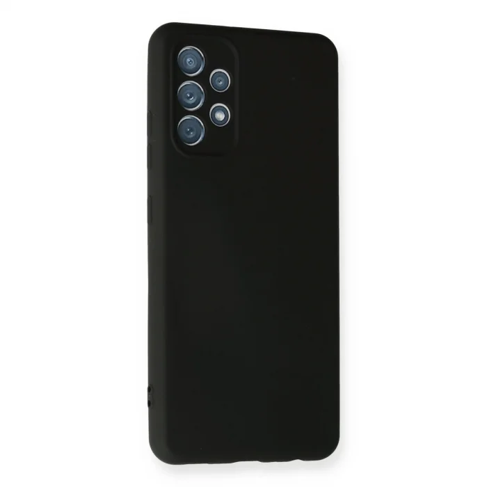 BUĞZ Samsung Galaxy A32 Kılıf Nano İçi Kadife Silikon - Siyah