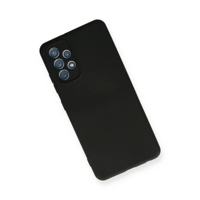 BUĞZ Samsung Galaxy A32 Kılıf Nano İçi Kadife Silikon - Siyah