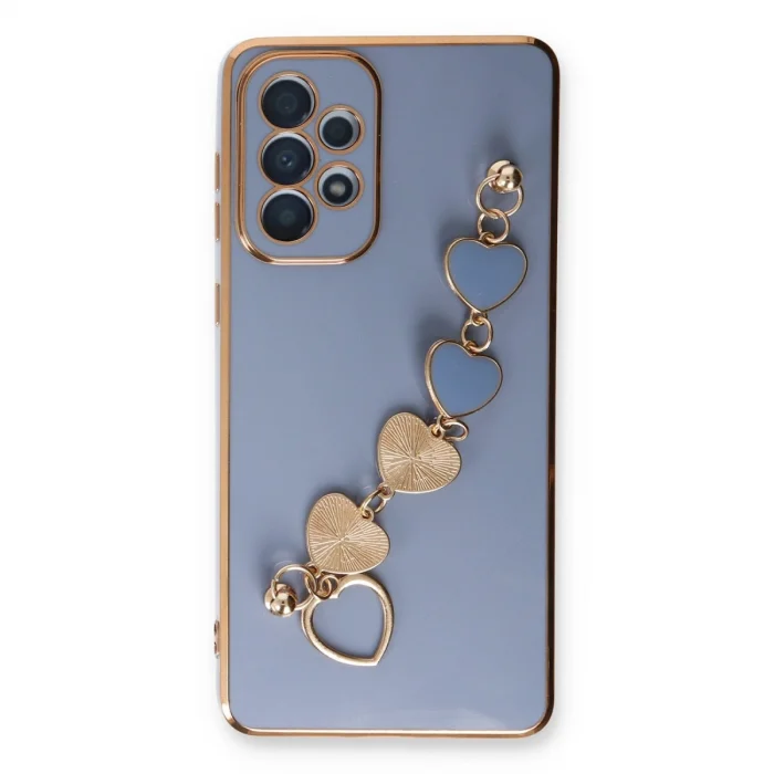 BUĞZ Samsung Galaxy A33 5g Kılıf Esila Silikon - Gri