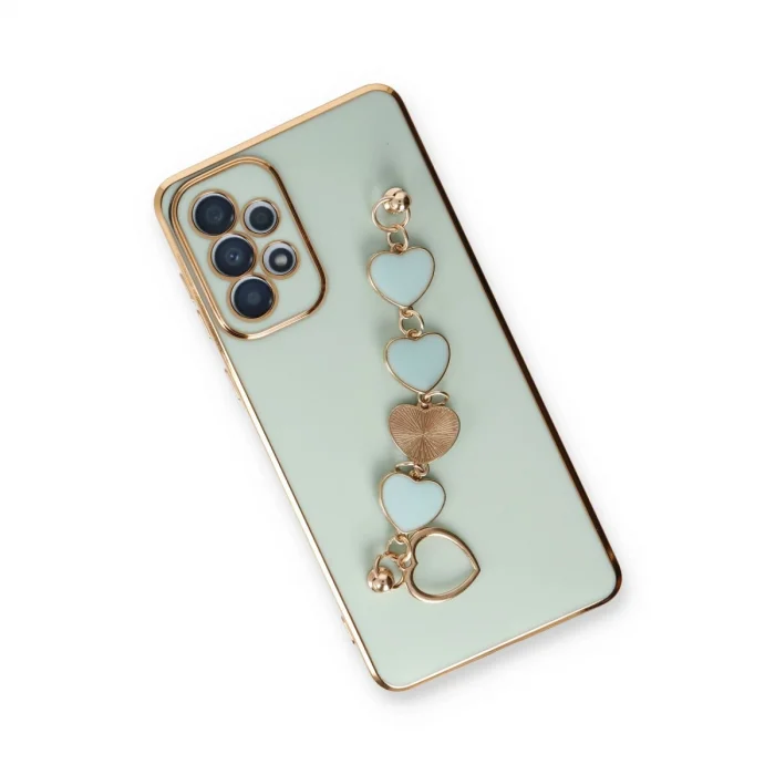 BUĞZ Samsung Galaxy A33 5g Kılıf Esila Silikon - Su Yeşili