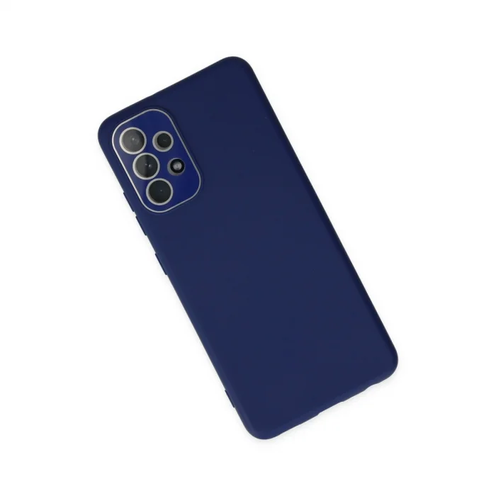 BUĞZ Samsung Galaxy A33 5g Kılıf Lansman Glass Kapak - Sky Blue