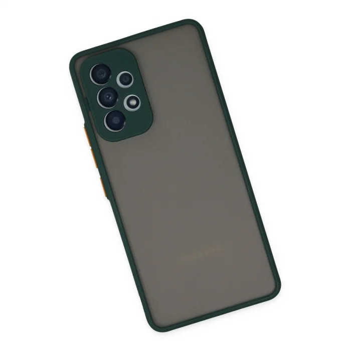 BUĞZ Samsung Galaxy A33 5g Kılıf Montreal Silikon Kapak - Yeşil