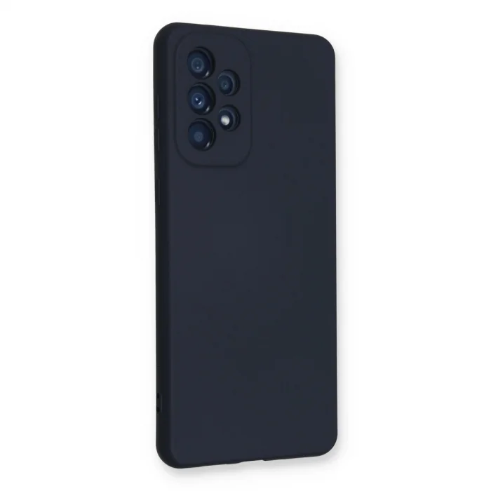 BUĞZ Samsung Galaxy A33 5g Kılıf Nano İçi Kadife Silikon - Lacivert
