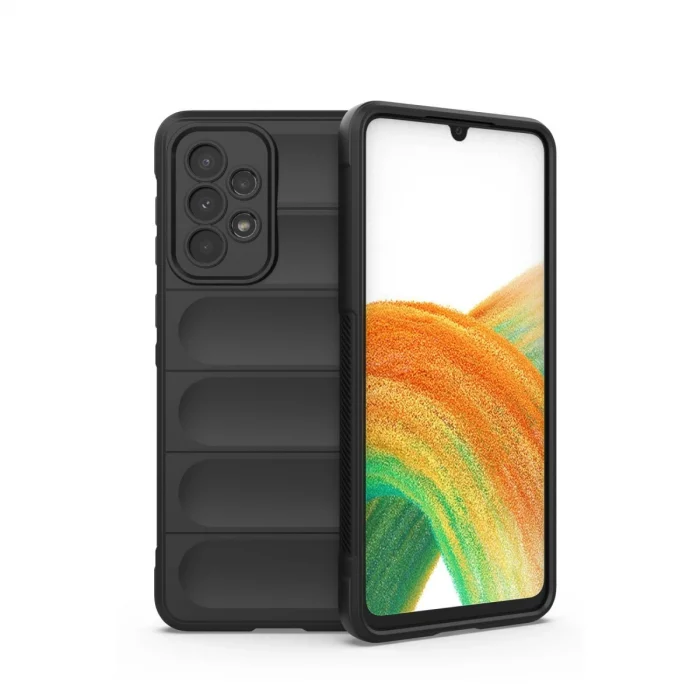 BUĞZ Samsung Galaxy A33 5g Kılıf Optimum Silikon - Siyah