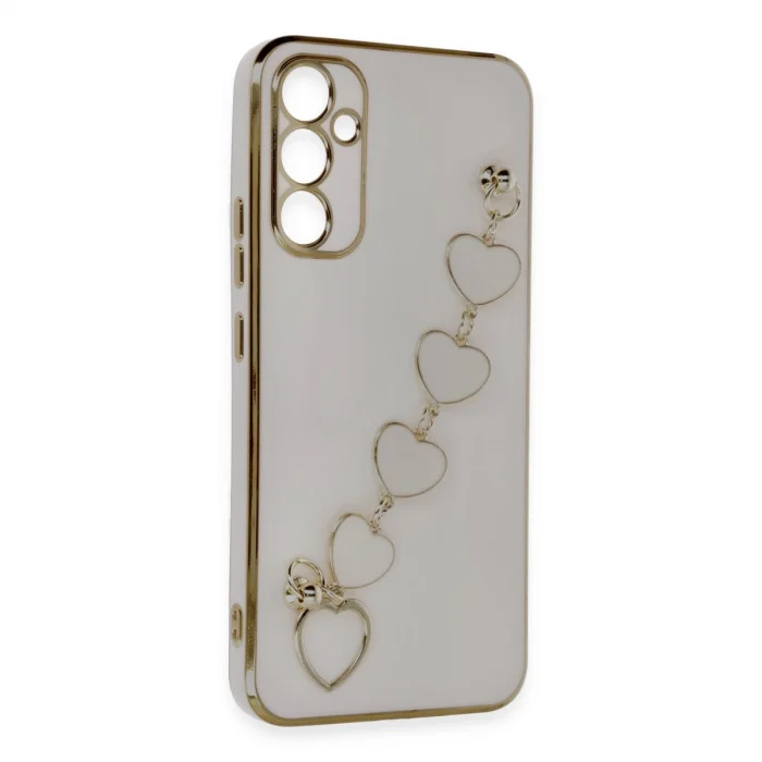 BUĞZ Samsung Galaxy A34 5g Kılıf Esila Silikon - Pudra