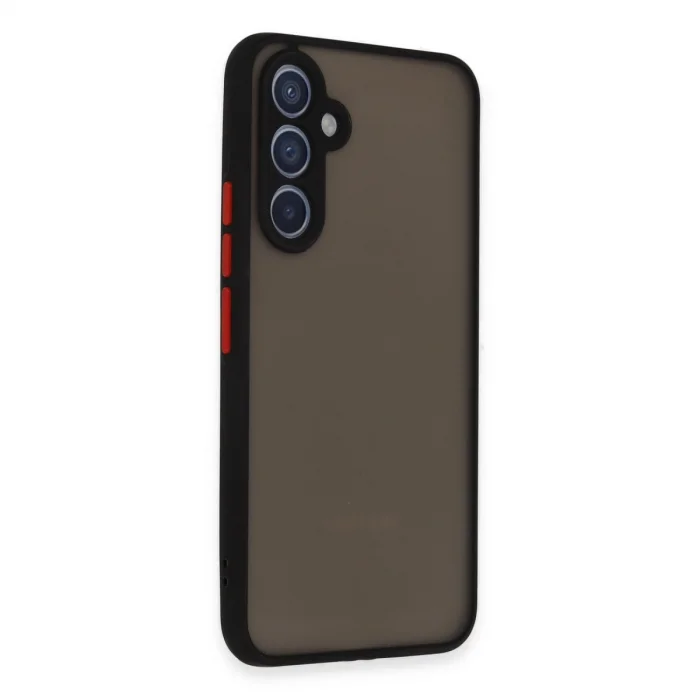 BUĞZ Samsung Galaxy A34 5g Kılıf Montreal Silikon Kapak - Siyah