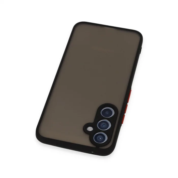 BUĞZ Samsung Galaxy A34 5g Kılıf Montreal Silikon Kapak - Siyah