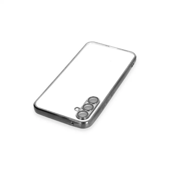 BUĞZ Samsung Galaxy A34 5g Kılıf Razer Lensli Silikon - Siyah