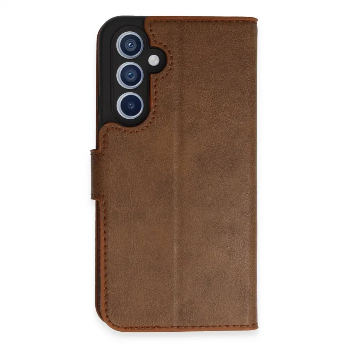 BUĞZ Samsung Galaxy A34 5g Kılıf Trend S Plus Kapaklı Kılıf - Taba