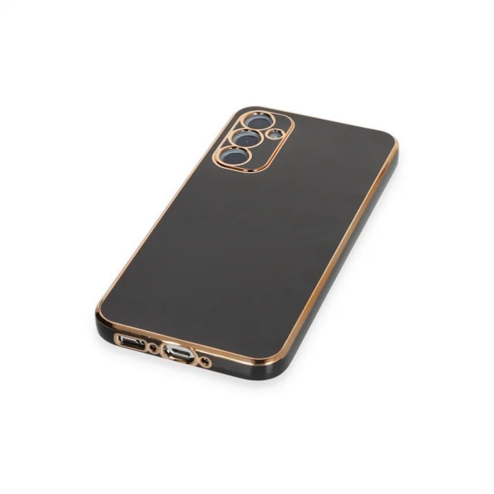 BUĞZ Samsung Galaxy A34 5g Kılıf Volet Silikon - Siyah