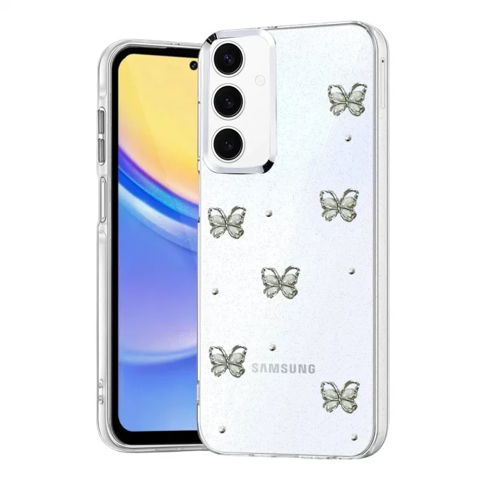 BUĞZ Samsung Galaxy A35 5g Fiyonk Desenli Kapak - Desen 9