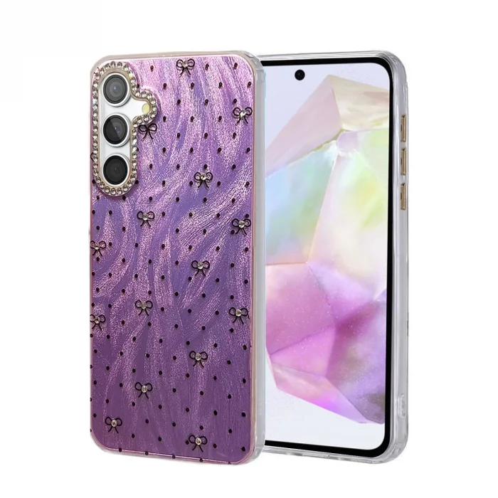 BUĞZ Samsung Galaxy A35 5g Kılıf Blade Aynalı Desenli Kapak - Desen 2