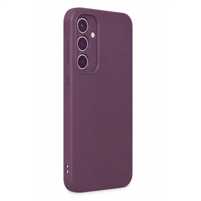 BUĞZ Samsung Galaxy A35 5g Kılıf First Silikon - Mürdüm