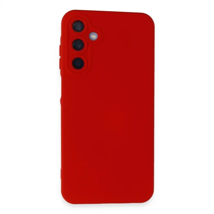 BUĞZ Samsung Galaxy A35 5g Kılıf Nano İçi Kadife Silikon - Kırmızı