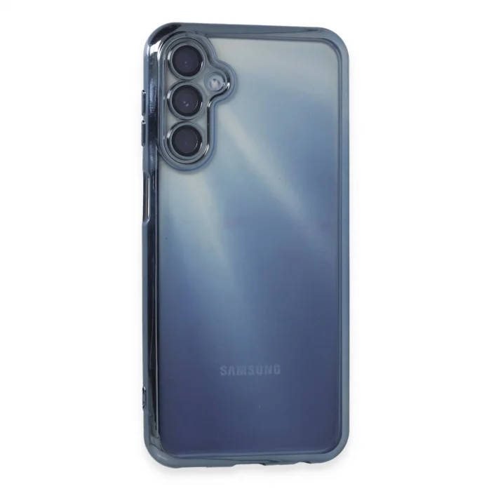 BUĞZ Samsung Galaxy A35 5g Kılıf Razer Lensli Silikon - Açık Mavi