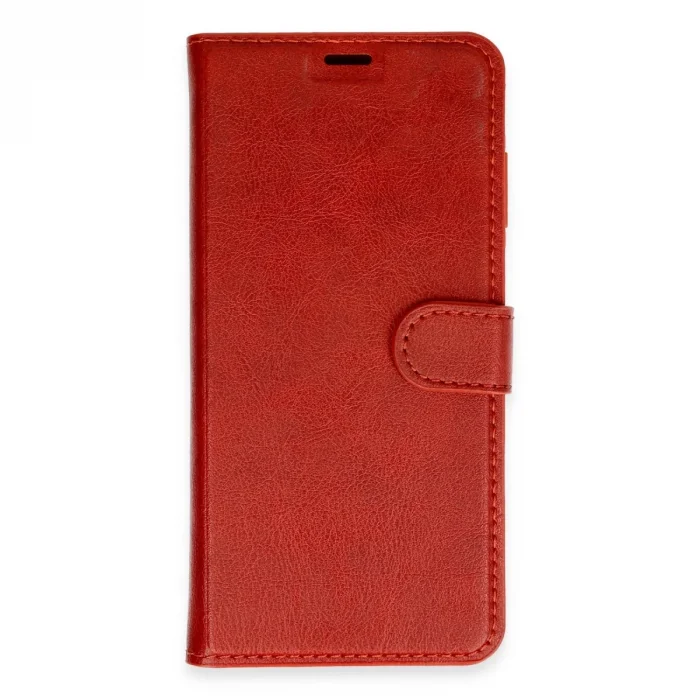 BUĞZ Samsung Galaxy A35 5g Kılıf Trend S Plus Kapaklı Kılıf - Kırmızı