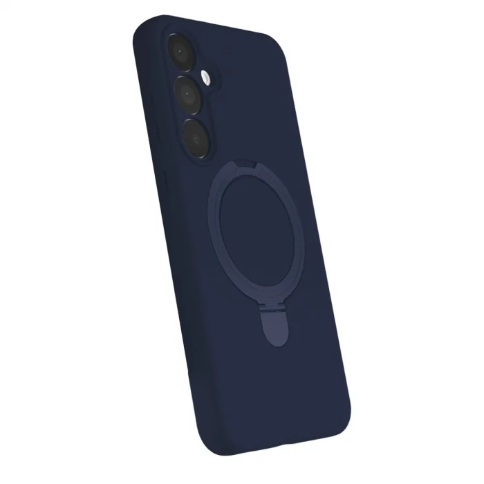 BUĞZ Samsung Galaxy A35 5g Regal Magsafe Standlı Kapak - Lacivert