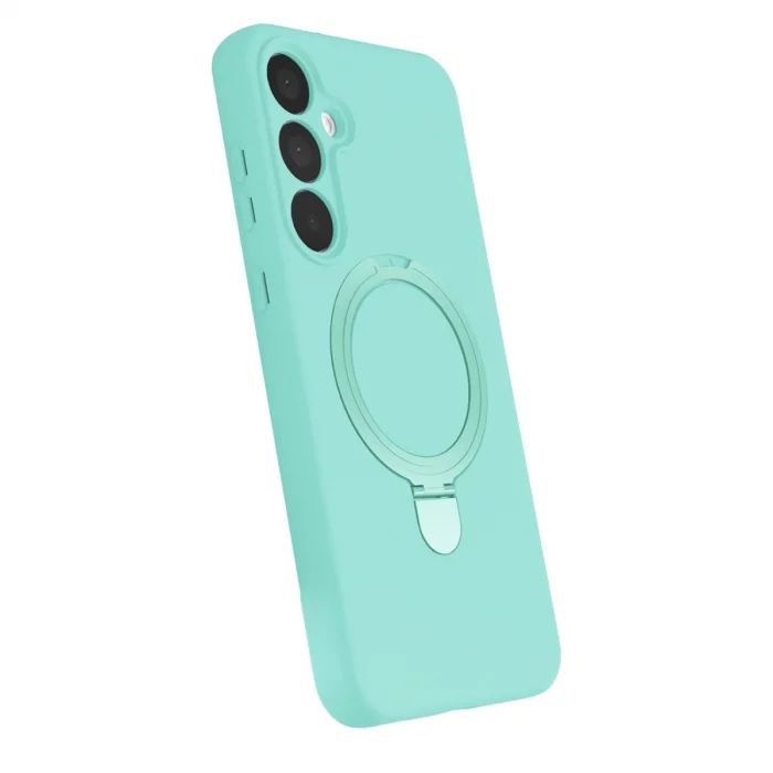 BUĞZ Samsung Galaxy A35 5g Regal Magsafe Standlı Kapak - Su Yeşili