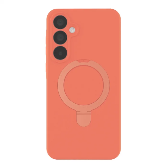 BUĞZ Samsung Galaxy A35 5g Regal Magsafe Standlı Kapak - Turuncu