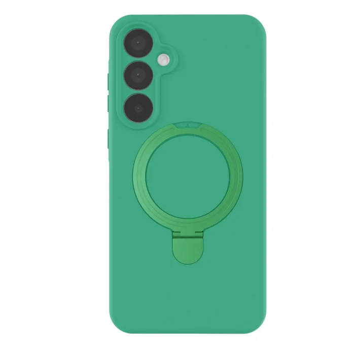 BUĞZ Samsung Galaxy A35 5g Regal Magsafe Standlı Kapak - Yeşil