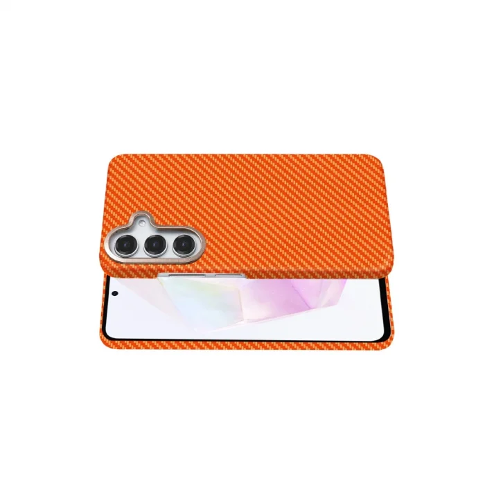 BUĞZ Samsung Galaxy A35 5g Vega Magsafe Kapak - Turuncu