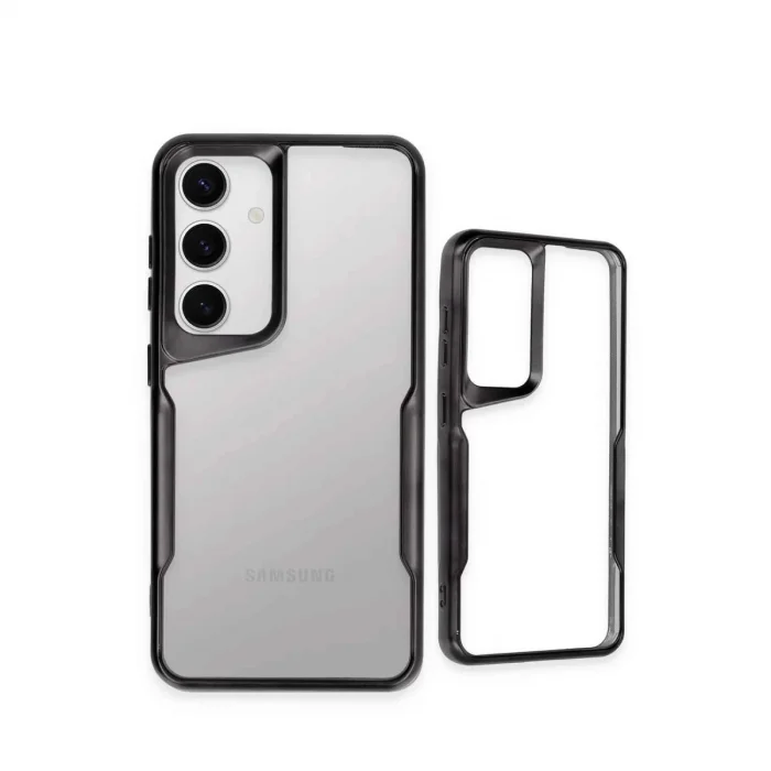 BUĞZ Samsung Galaxy A36 Kılıf Boyi Silikon Kapak - Siyah