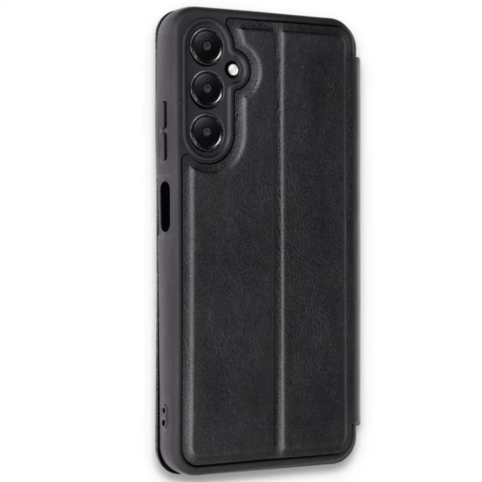 BUĞZ Samsung Galaxy A36 Kılıf Flip Cover - Siyah