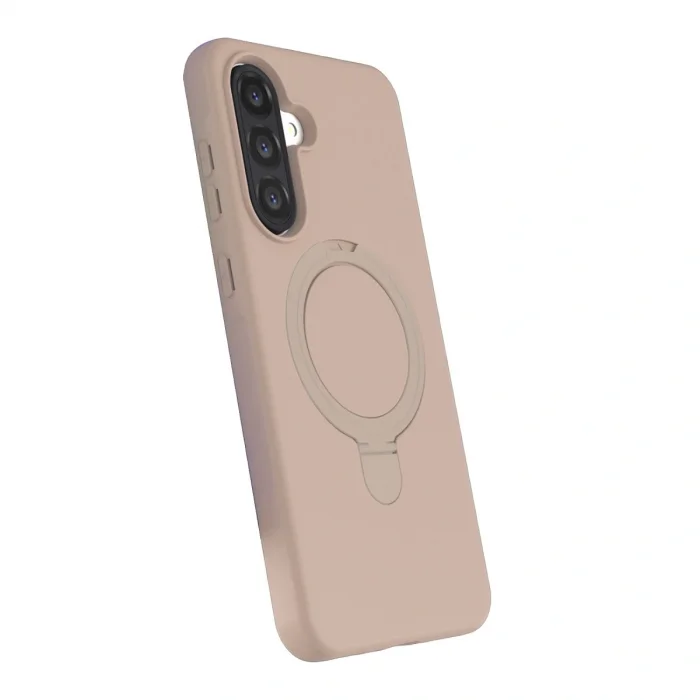 BUĞZ Samsung Galaxy A36 Regal Magsafe Standlı Kapak - Çöl Titanyum