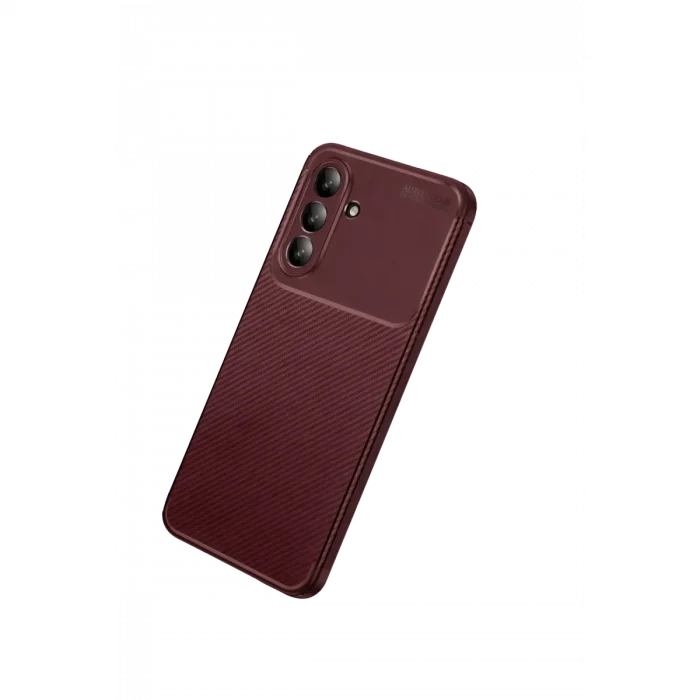 BUĞZ Samsung Galaxy A37 5g Auto Focus Karbon Kapak - Bordo