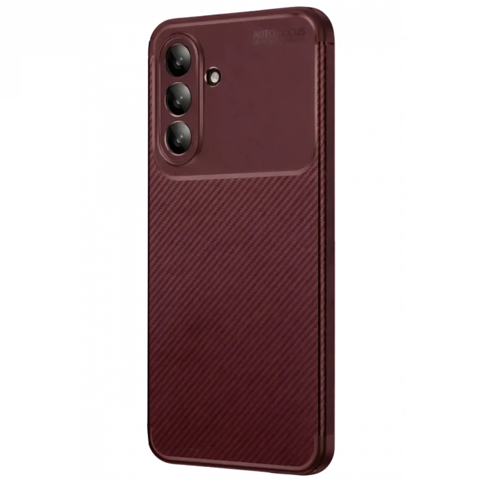BUĞZ Samsung Galaxy A37 5g Auto Focus Karbon Kapak - Bordo
