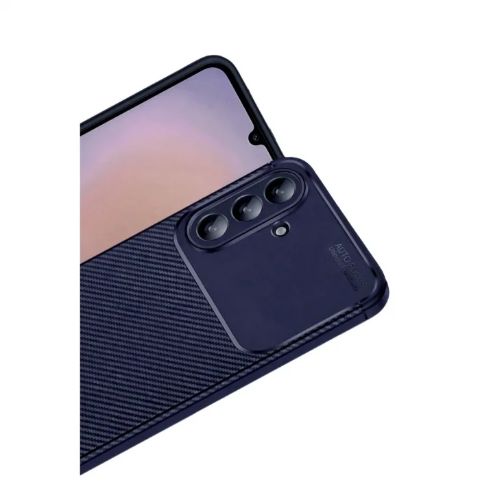 BUĞZ Samsung Galaxy A37 5g Auto Focus Karbon Kapak - Lacivert