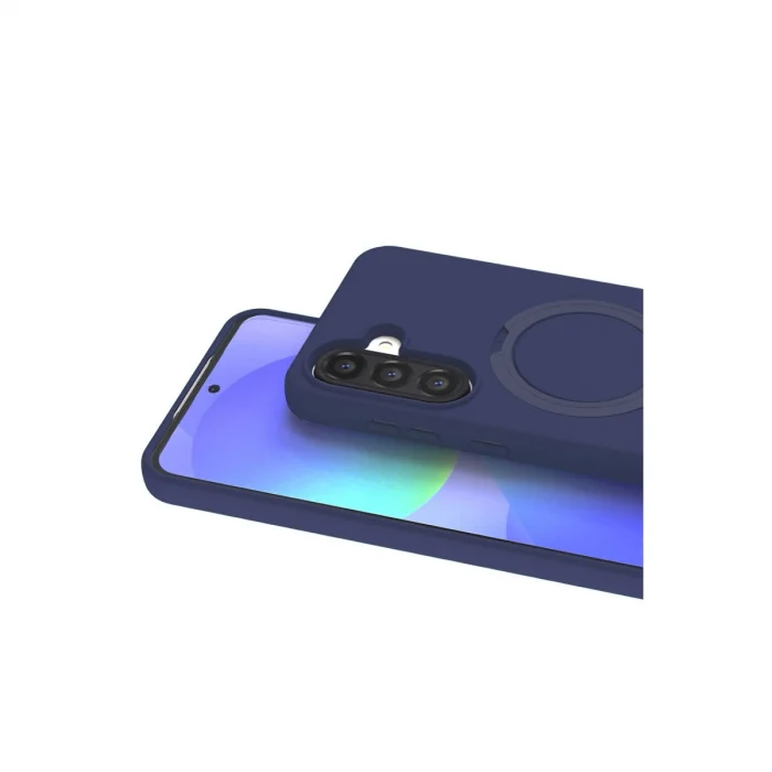 BUĞZ Samsung Galaxy A37 5g Regal Magsafe Standlı Kapak - Lacivert