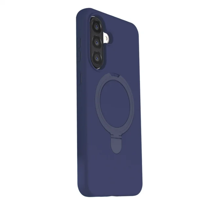BUĞZ Samsung Galaxy A37 5g Regal Magsafe Standlı Kapak - Lacivert