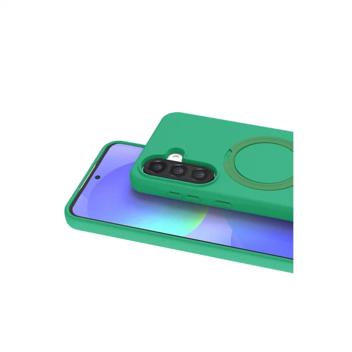 BUĞZ Samsung Galaxy A37 5g Regal Magsafe Standlı Kapak - Yeşil