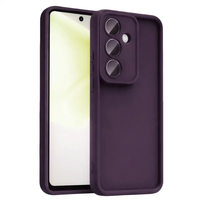 BUĞZ Samsung Galaxy A37 5g Viera Silikon - Mürdüm