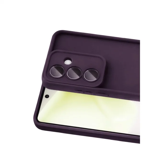 BUĞZ Samsung Galaxy A37 5g Viera Silikon - Mürdüm