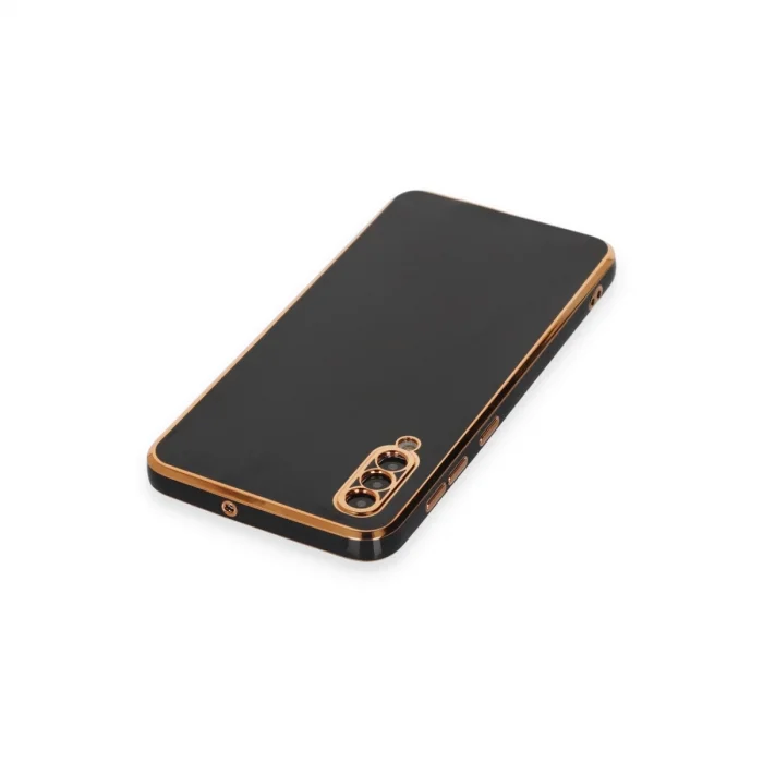 BUĞZ Samsung Galaxy A50 Kılıf Volet Silikon - Siyah