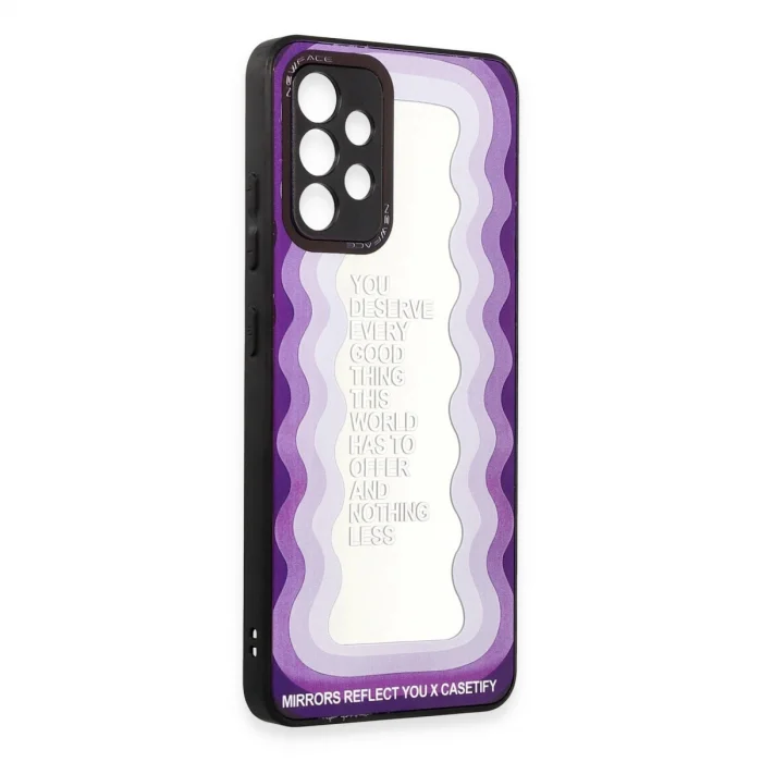 BUĞZ Samsung Galaxy A52 Kılıf Mirror Desenli Kapak - Mirror - 5
