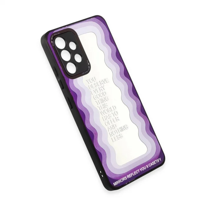 BUĞZ Samsung Galaxy A52 Kılıf Mirror Desenli Kapak - Mirror - 5