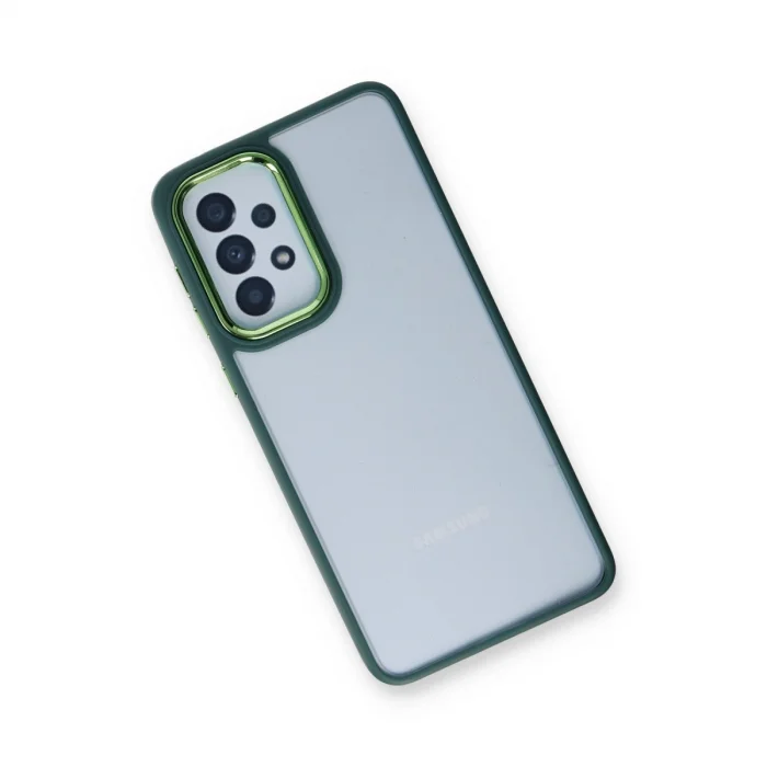 BUĞZ Samsung Galaxy A53 5g Kılıf Dora Kapak - Haki Yeşil