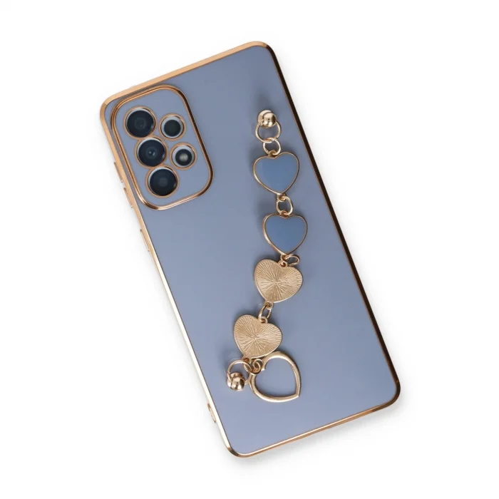 BUĞZ Samsung Galaxy A53 5g Kılıf Esila Silikon - Gri