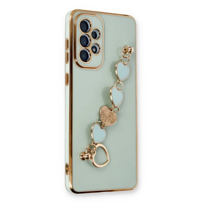 BUĞZ Samsung Galaxy A53 5g Kılıf Esila Silikon - Su Yeşili