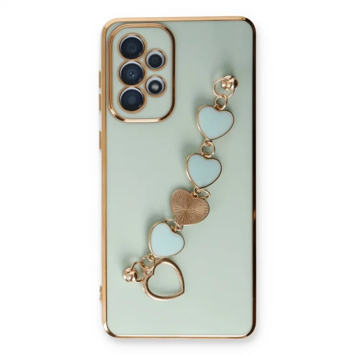 BUĞZ Samsung Galaxy A53 5g Kılıf Esila Silikon - Su Yeşili