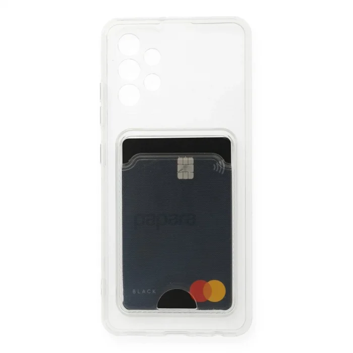 BUĞZ Samsung Galaxy A53 5g Kılıf Kart Şeffaf Silikon - Şeffaf